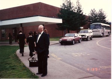 "Uncle Bob" on a choir festival trip to Tennessee.